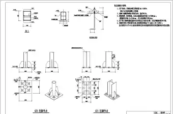 某钢结构框架酒店餐厅设计cad全套结构施工图