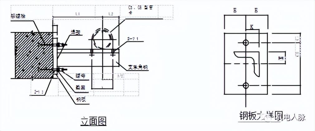 管道固定支架大样图_支架管道固定图大样图_支架管道固定图大样图纸