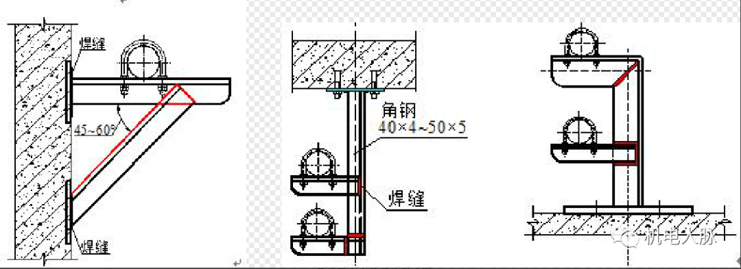 支架管道固定图大样图_管道固定支架大样图_支架管道固定图大样图纸